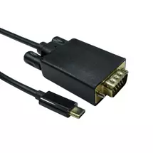 Cables Direct USB C to VGA 1080P @ 60HZ 2 m USB TypeC VGA (DSub)