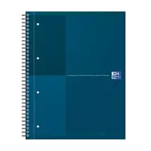 Oxford International writing notebook A4+ 80 sheets Petrol colour