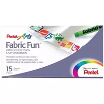 Pentel Fabric Fun Multicolour 15 pc(s) | In Stock | Quzo UK