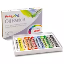 Pentel PHN-12 pastel Oil pastel Multicolour 12 pc(s)