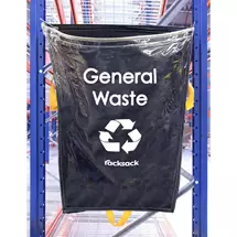 Racksack Hardwearing and Reusable General Waste Sack 160 Litre