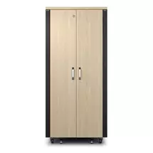 Rack Cabinets | APC NetShelter Soundproof, 32U, Server Rack Enclosure, 230V, Maple