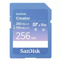 SanDisk Creator 256 GB SDXC UHS-II Class 10 | In Stock