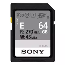 Sony SF-E64A 64 GB SDXC Class 10 | Quzo UK