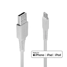 Lindy 0.5m USB to Lightning Cable white | In Stock