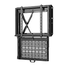 BTech Flat Screen Wall Mount With Pulldown AV Storage Tray (VESA 600 x