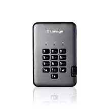 iStorage diskAshur PRO2 256bit 4TB USB 3.2 secure encrypted hard drive