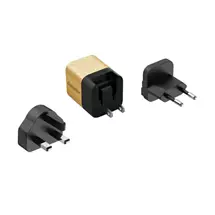 Energizer A20MUGD mobile device charger Universal Black, Gold AC