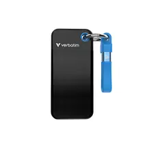 m.2 SSD | Verbatim Pocket SSD USB 3.2 Gen 2 2TB Black/Blue | In Stock