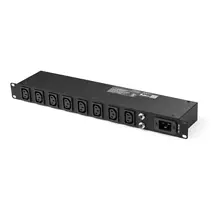StarTech.com 8Port RackMount PDU with C13 Outlets  16 A  10 ft. Power