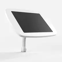 Bouncepad Flex | Covered Front Camera and Home Button | White | Apple