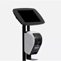 Tablet Security Enclosures | Bouncepad Floorstanding with Brother Printer mount tablet security