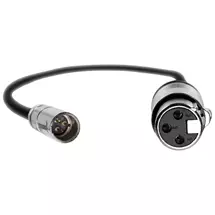 Kondor Blue KB-MXLR-16-Bk audio cable 0.4 m XLR mini XLR (3-pin) Black