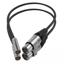 Kondor Blue KBMXLRMF16Bk audio cable 0.4 m XLR mini XLR (3pin)
