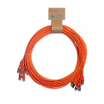 Cables | Cablenet 1.5m Cat6a RJ45 Orange U/FTP LSOH 30AWG Slim Snagless Booted