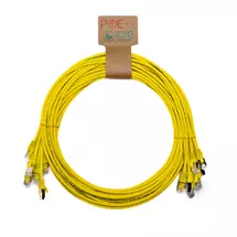 Cablenet 1.5m Cat6a RJ45 Yellow U/FTP LSOH 30AWG Slim Snagless Booted
