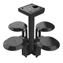 Flexson FLXE100CM4021 speaker mount Ceiling Stainless steel Black