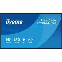 iiyama LE9864UHSB1AG Signage Display Digital signage flat panel 2.49 m
