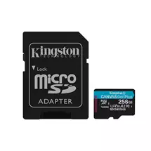 Kingston Technology 256GB microSDXC Canvas Go Plus Gen4 200MB/s A2 U3