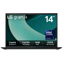 LG Gram 14Z90TG 14" Hybrid AI Laptop  Intel® Core™ Ultra 7 255H, 512GB