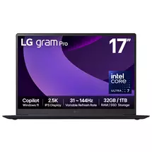 LG Gram Pro 17Z90TPG 17" Hybrid AI Laptop  Intel® Core™ Ultra 7 255H,