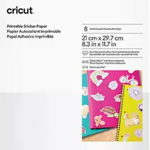 Cricut Joy Xtra Printable Sticker Paper (White) 18 Sheets