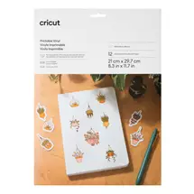 Cricut Joy Xrta Printable Vinyl (Transparent) 36 Sheets