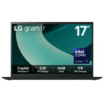 LG Gram 17Z90TG 17" Hybrid AI Laptop  Intel® Core™ Ultra 7 255H, 1TB