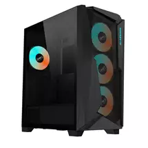 GIGABYTE C301 GLASS Midi Tower Black | In Stock | Quzo UK