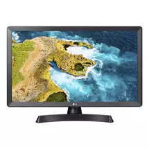 LG HD 24TQ510S-PZ 59.9 cm (23.6") Smart TV Wi-Fi Black, Grey 250 cd/m²