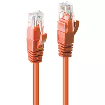 Lindy 20m Cat.6 U/UTP Network Cable, Orange | In Stock