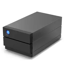 LaCie 2big Raid USB-C 40TB disk array Desktop Black