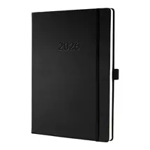 Sigel Conceptum Diary 2026 A4+ Week To View Vertical Black - C2618