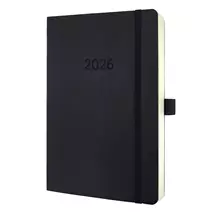 Sigel Conceptum Diary 2026 A5 Day Per Page Black - C2620