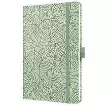 Sigel Jolie Diary 2026 A5 Week To View Green Monstera - J6353