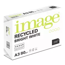 Image Recycled | Image Bright White Recycled Printer Paper A3 80gsm (Box 5 Reams)