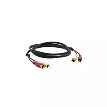 Kramer Electronics Network Cables | Kramer Electronics 2xRCA, M/M, 3.0m audio cable 3 m RCA Black