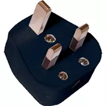 Cablenet UK Mains Plug 13Amp Black (BS1363) | In Stock