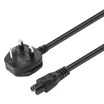 Manhattan Power Cord/Cable, UK 3pin plug to C5 Female