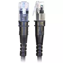 PatchSee TP-6A-F/4 networking cable Black 1.2 m Cat6a F/UTP (FTP)