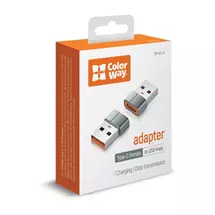 ColorWay Grey Adapter Type-C To USB-A | In Stock | Quzo UK