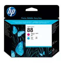 HP Cabezal de impresión magenta y cian 88 Officejet con tecnología de