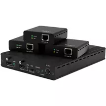 StarTech.com 3Port HDBaseT Extender Kit with 3 Receivers  1x3 HDMI