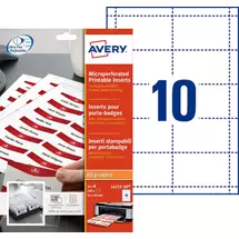 Avery Printable Inserts | Quzo UK