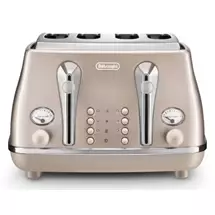 De’Longhi Icona Metallics 6 4 slice(s) 1800 W Beige