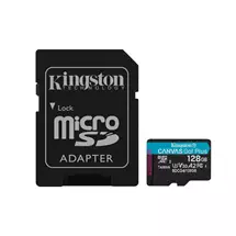 Kingston Technology 128GB microSDXC Canvas Go Plus Gen4 200MB/s A2 U3