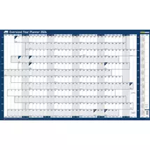 Sasco 2026 Original Year Wall Planner Oversize 1100W x 610mmH With Wet