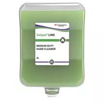 Deb Solopol Lime MediumHeavy Duty Hand Wash 4 Litre Cartridge