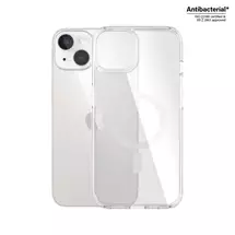 PanzerGlass ® HardCase Transparent w. White MagSafe iPhone 14 | 13