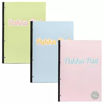 Pukka Pad A4 Refill Pad Ruled 160 Pages Pastel Blue/Pink/Mint (Pack 3)